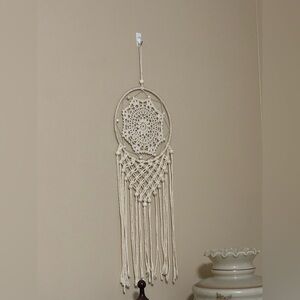 Elegant Cream Dreamcatcher Wall Decor